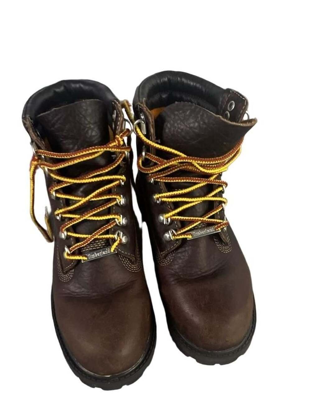 Timberland 640 Below Waterproof Boots Size 4 Brown Leather Hiking